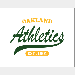 Oakland Athletics Classic Style Posters and Art